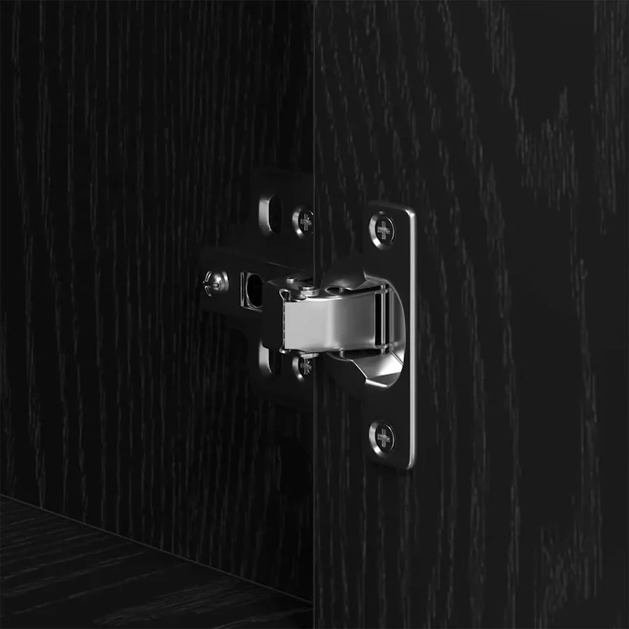 Buffet Chêne noir 240 x 33 x 70 cm Bois d'ingénierie - 10
