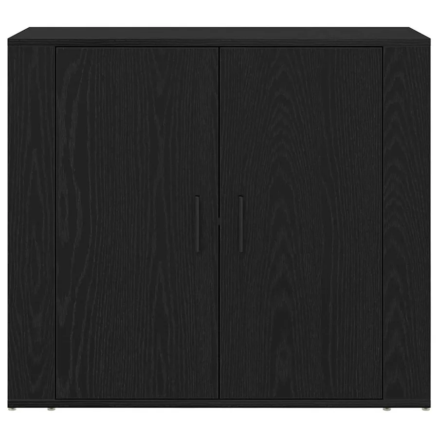 Buffet Chêne noir 240 x 33 x 70 cm Bois d'ingénierie - 7