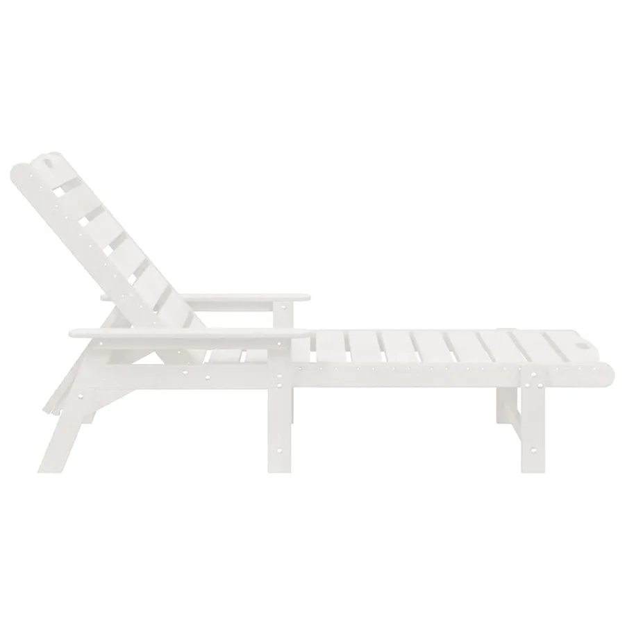 Transat 2 pcs Noir 195,5 x 53 x 98,5 cm Polyéthylène - 16
