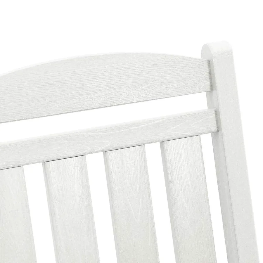 Chaise à bascule 2 pcs Blanc 92 x 70 x 108 cm Polyéthylène - 10