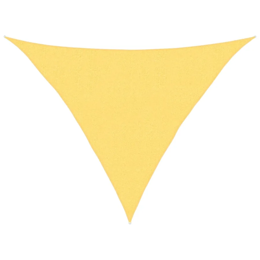 Voile d'ombrage 160 g/m² Beige 2,5x2,5x3,5 m PEHD - 2