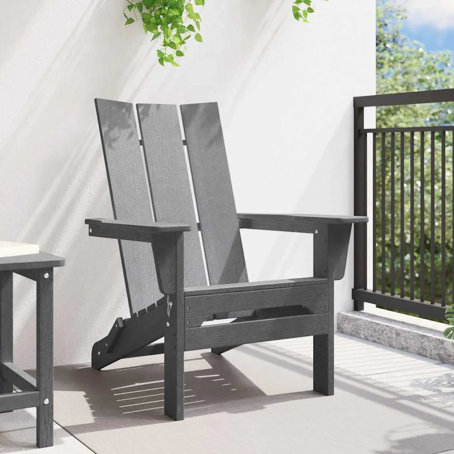 Chaise Adirondack pliante Bleu marine 80,5 x 74,5 x 92 cm HDPE - 14