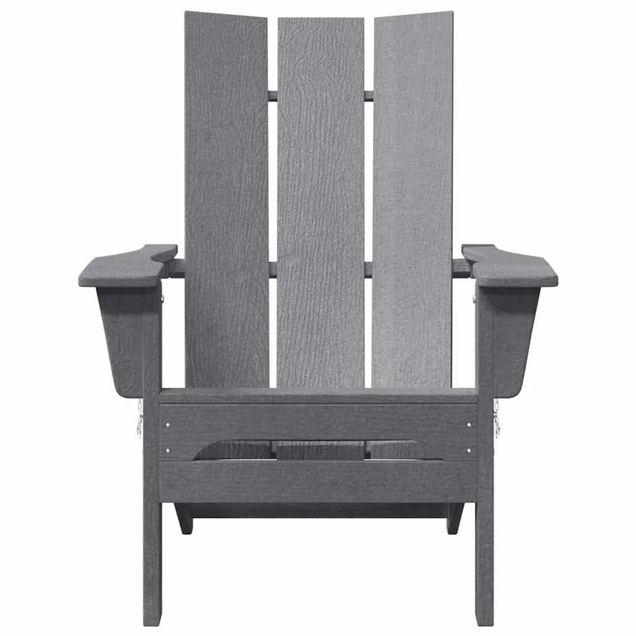 Chaise Adirondack pliante Bleu marine 80,5 x 74,5 x 92 cm HDPE - 15