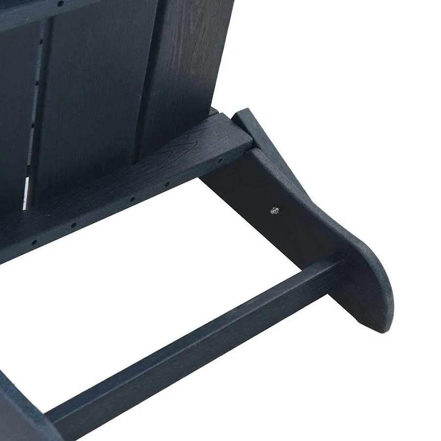 Chaise Adirondack pliante Bleu marine 80,5 x 74,5 x 92 cm HDPE - 7