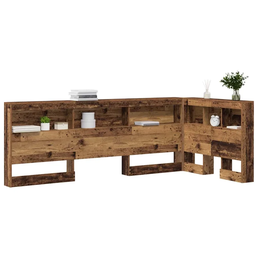 Tête de lit de rangement Bois Ancien 100 cm Bois d'ingénierie - 3