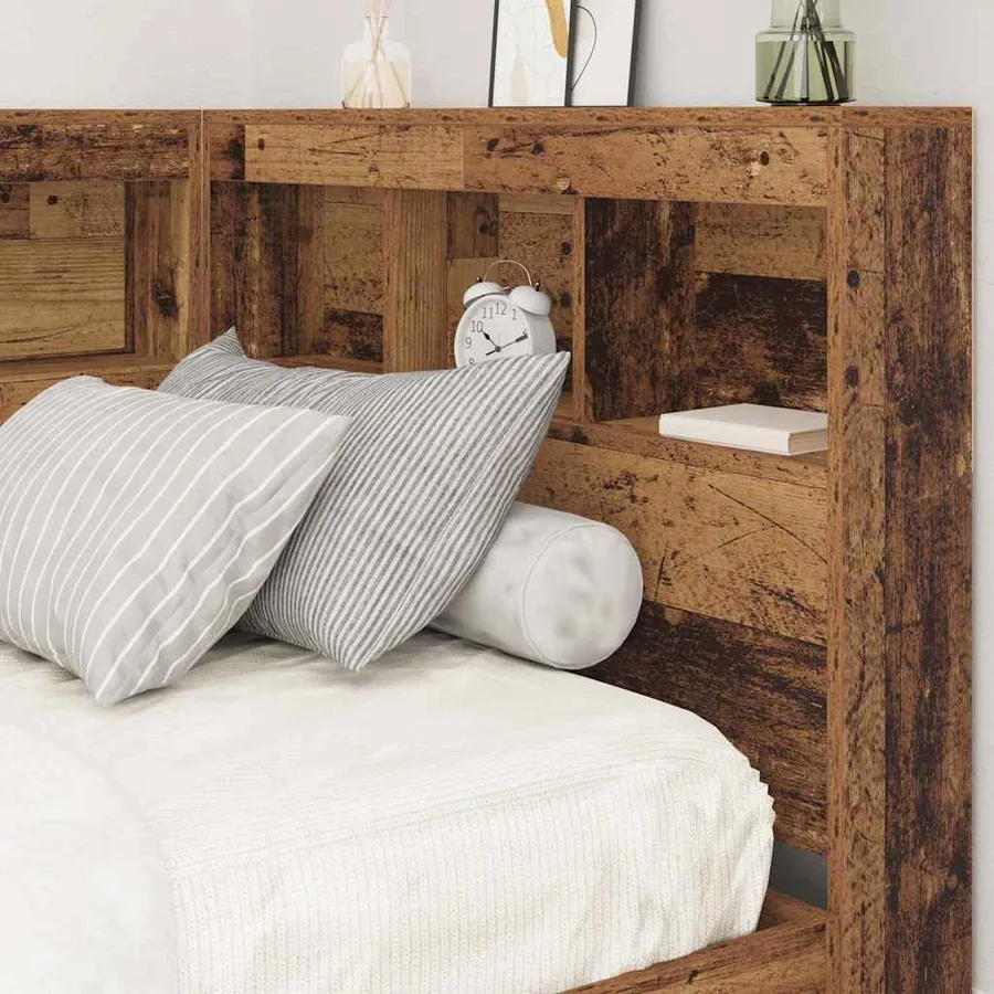 Tête de lit de rangement Bois Ancien 100 cm Bois d'ingénierie - 4