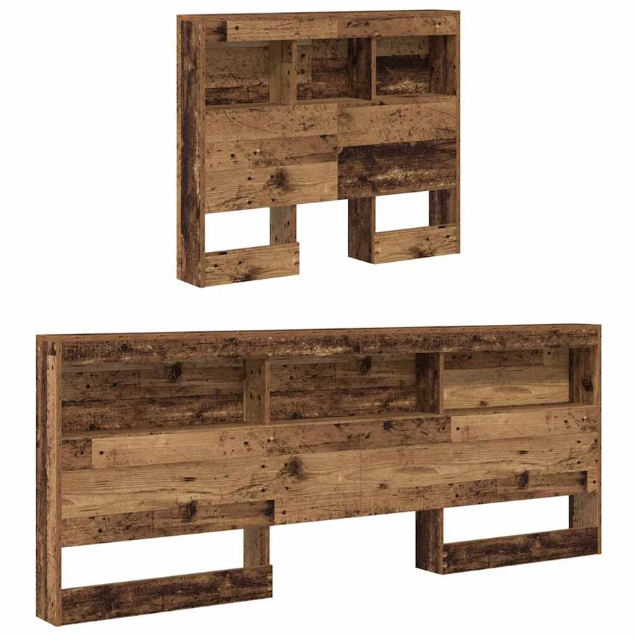 Tête de lit de rangement Bois Ancien 100 cm Bois d'ingénierie - 5