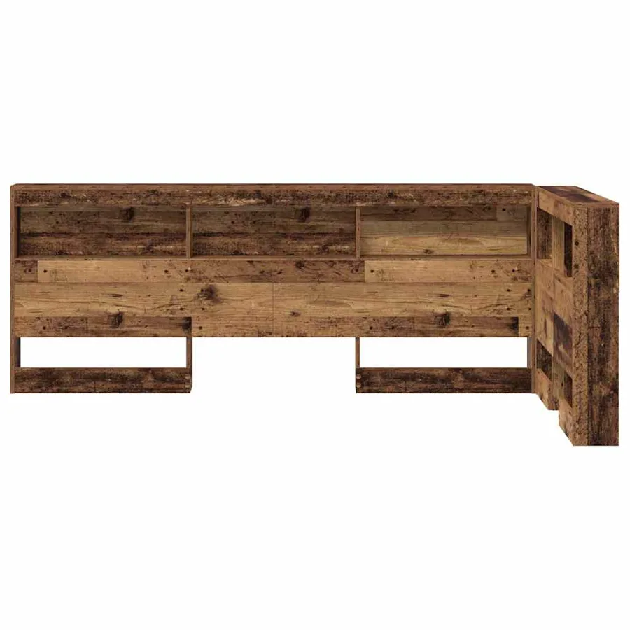 Tête de lit de rangement Bois Ancien 100 cm Bois d'ingénierie - 6