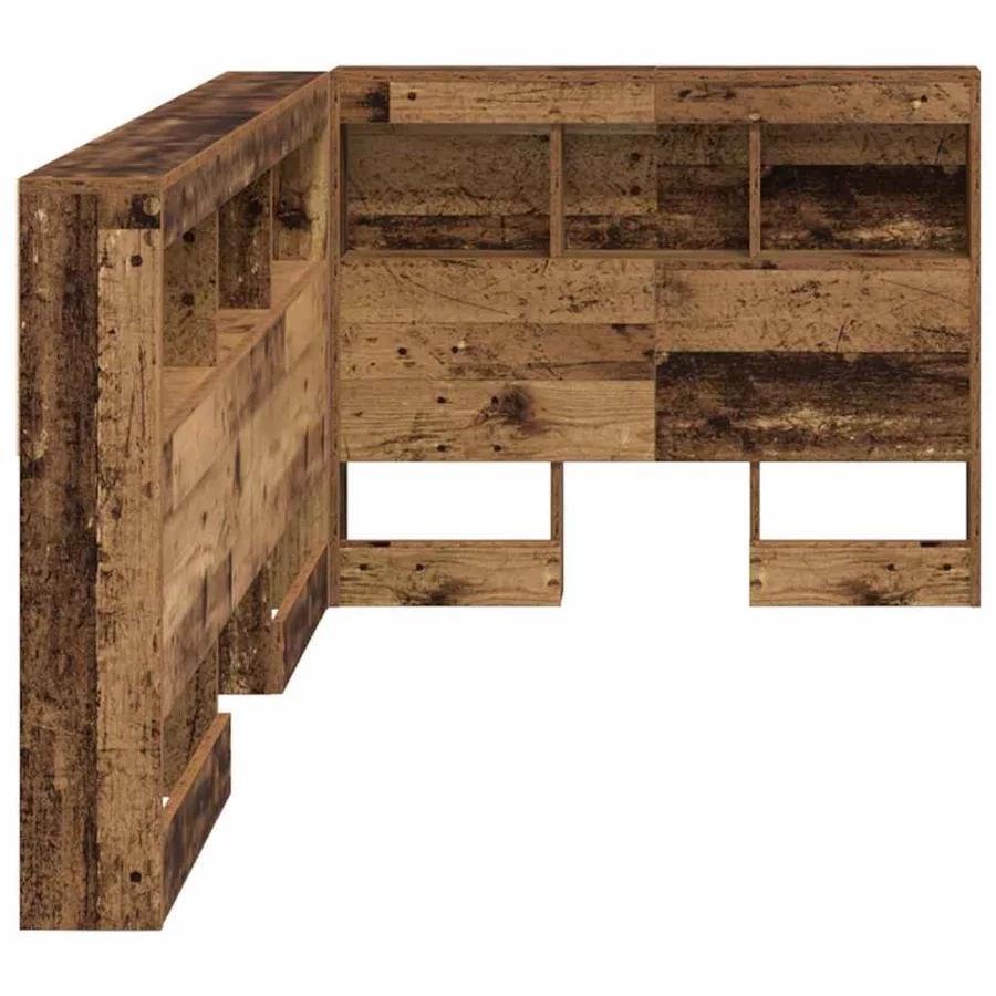 Tête de lit de rangement Bois Ancien 100 cm Bois d'ingénierie - 7