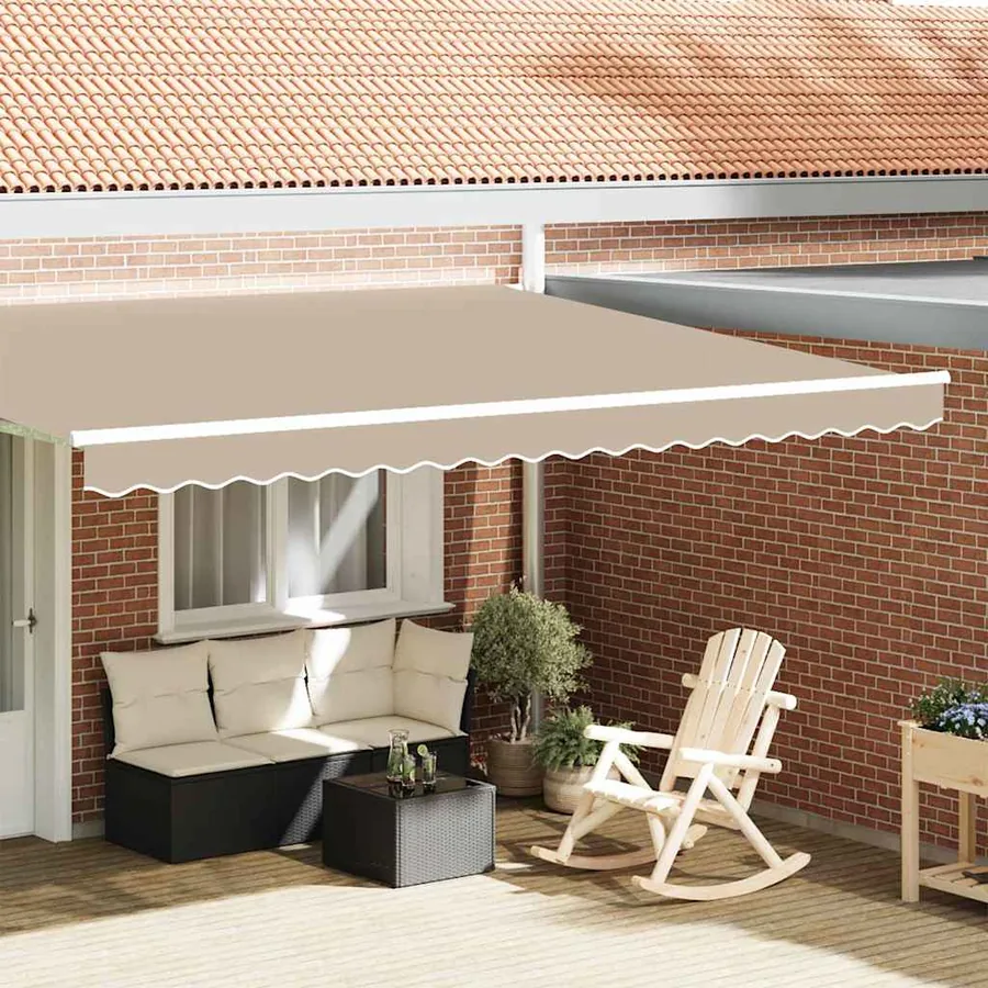 Remplacement de lambrequin Beige 4,5 m Polyester