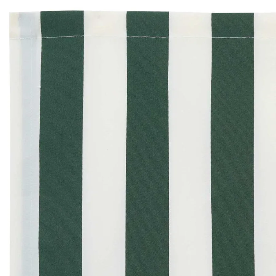 Remplacement de lambrequin Vert et blanc 6 m Polyester - 6