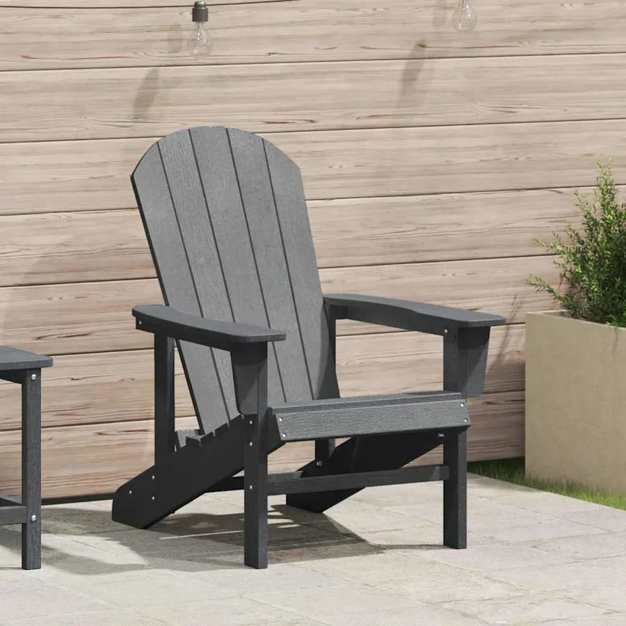 Chaise Adirondack Gris clair 82 x 74 x 92 cm HDPE