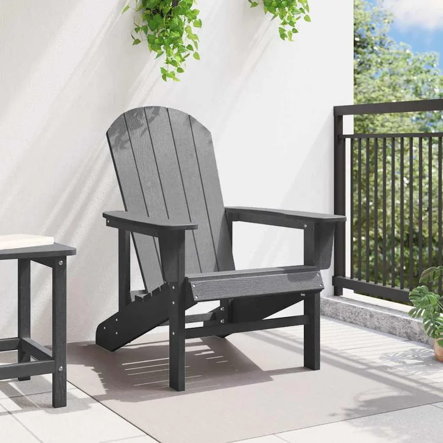 Chaise Adirondack Gris clair 82 x 74 x 92 cm HDPE - 3