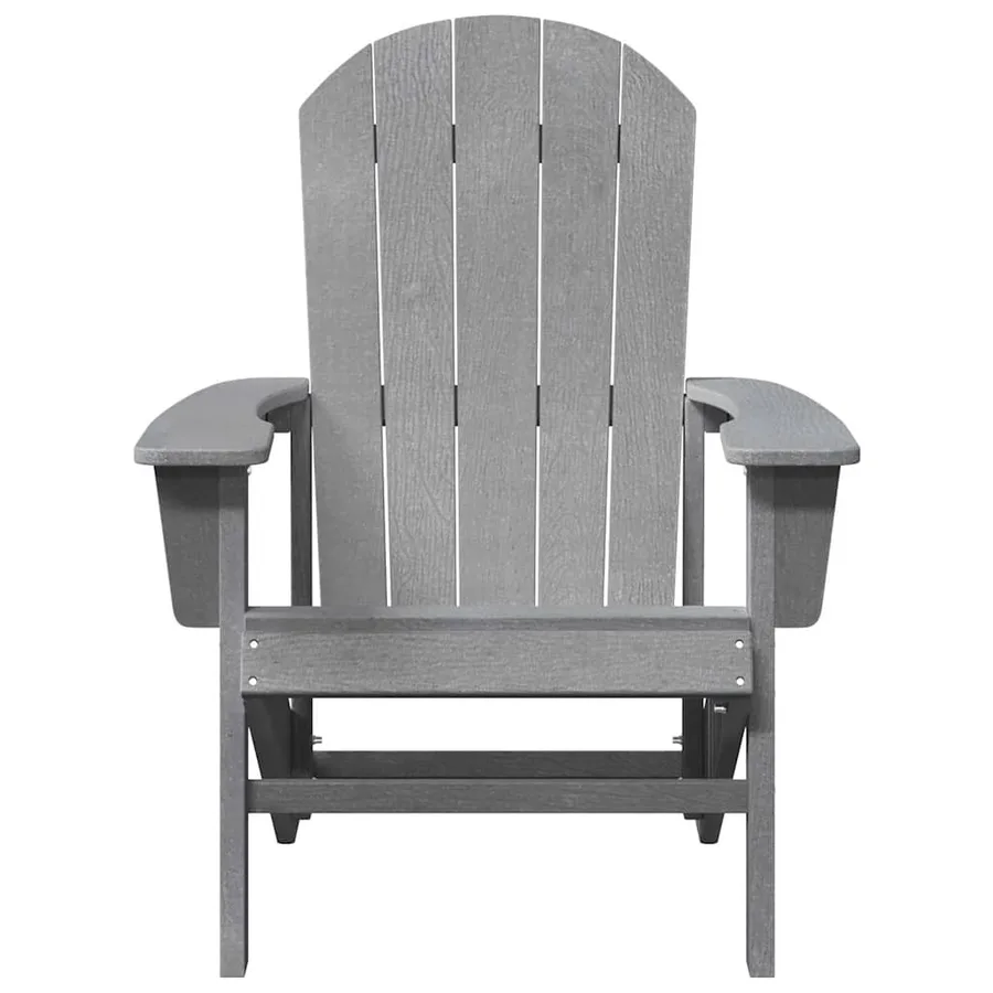 Chaise Adirondack Gris clair 82 x 74 x 92 cm HDPE - 4