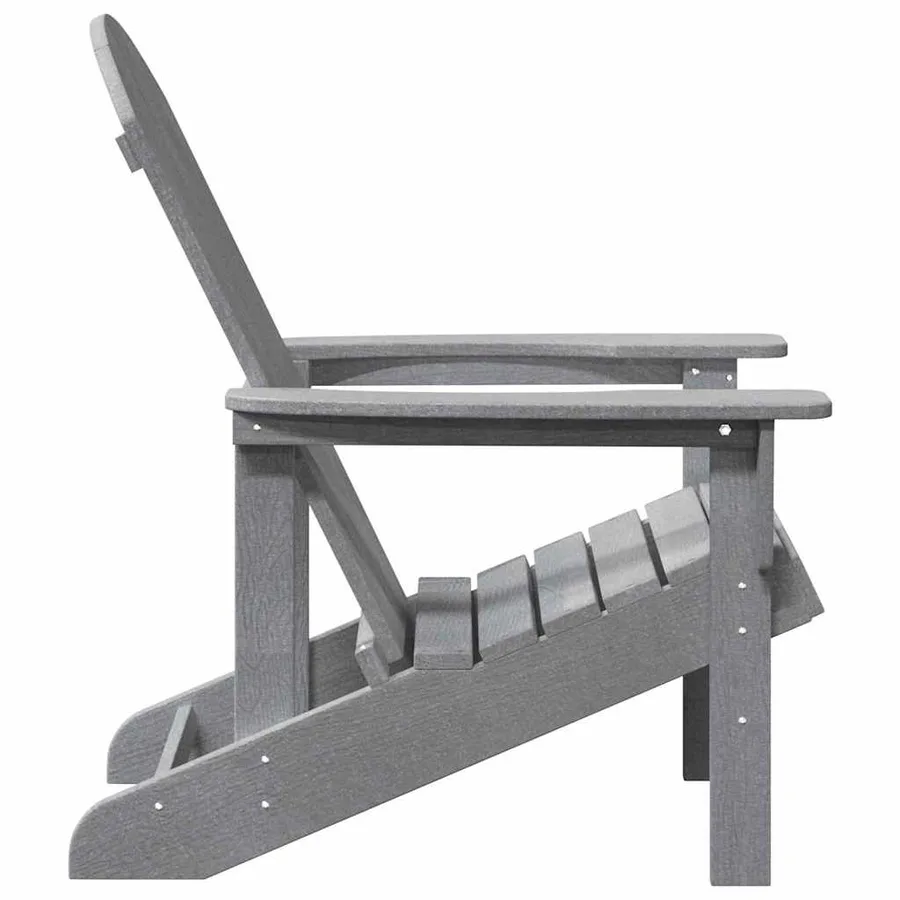 Chaise Adirondack Gris clair 82 x 74 x 92 cm HDPE - 5