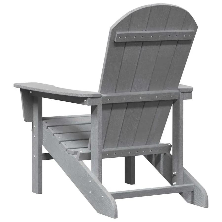 Chaise Adirondack Gris clair 82 x 74 x 92 cm HDPE - 6