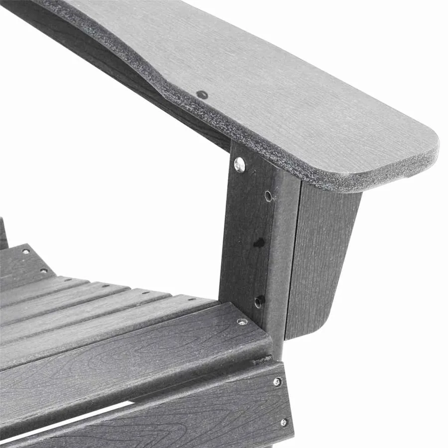 Chaise Adirondack Gris clair 82 x 74 x 92 cm HDPE - 7