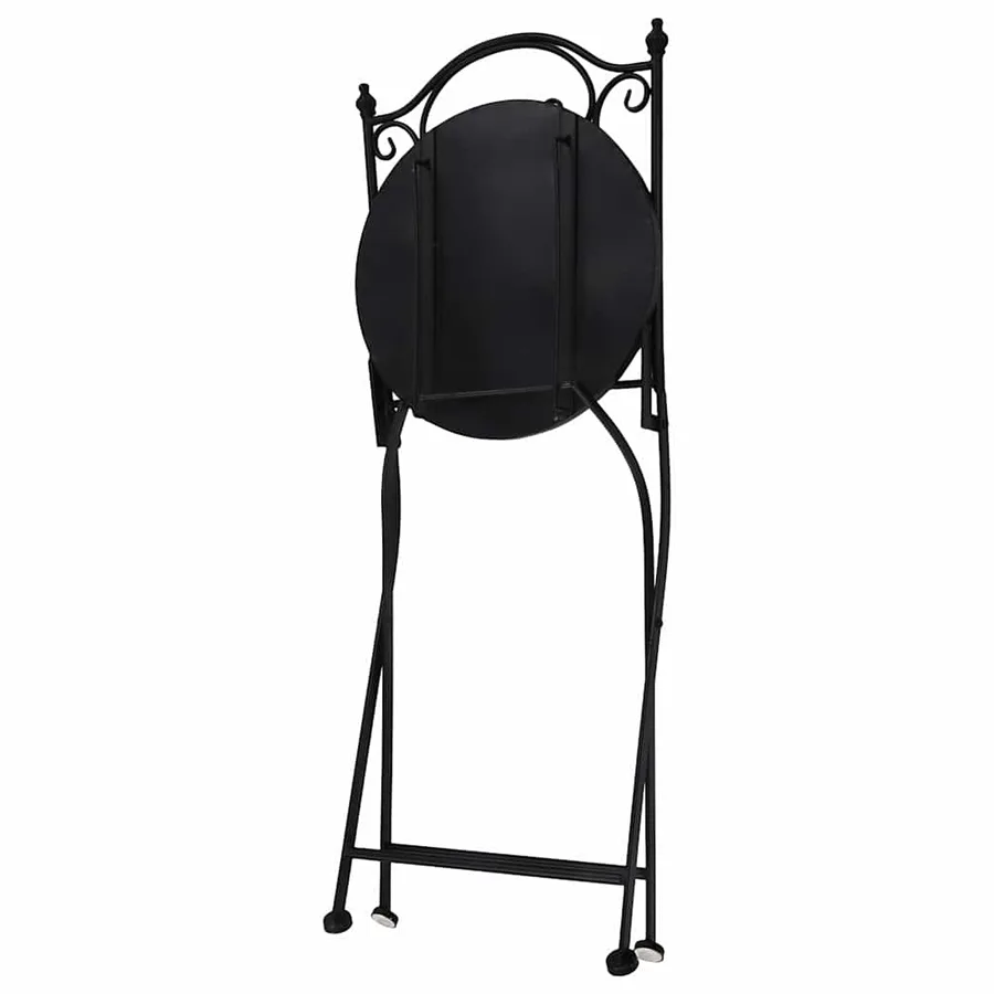 Chaises de bistrot mosaïque 2 pcs Marron Céramique - 10