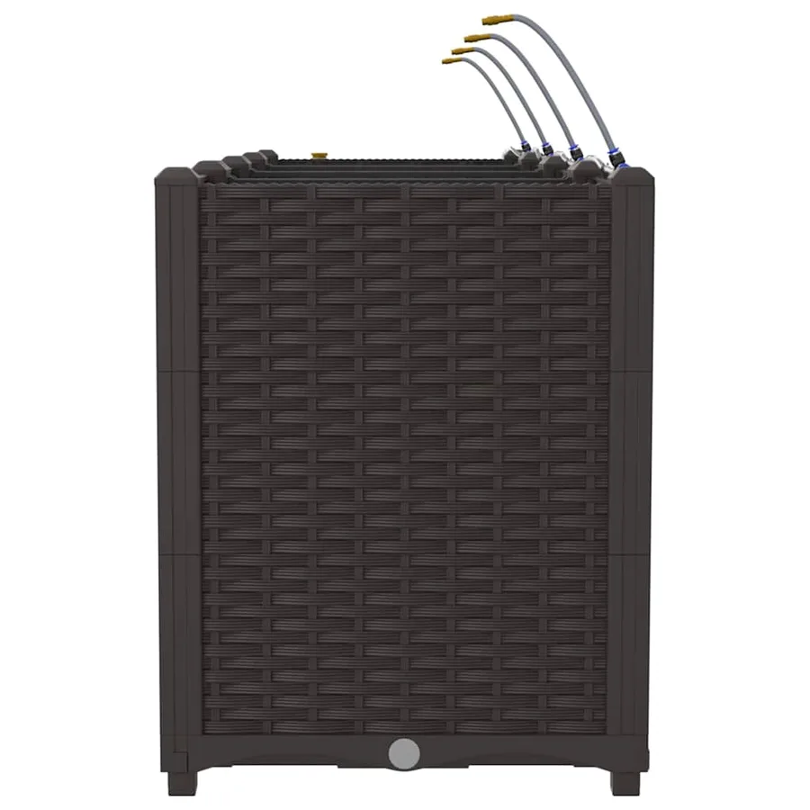 Cache-pot de jardin 4 pc Marron 160 x 40 x 52 cm PP - 7