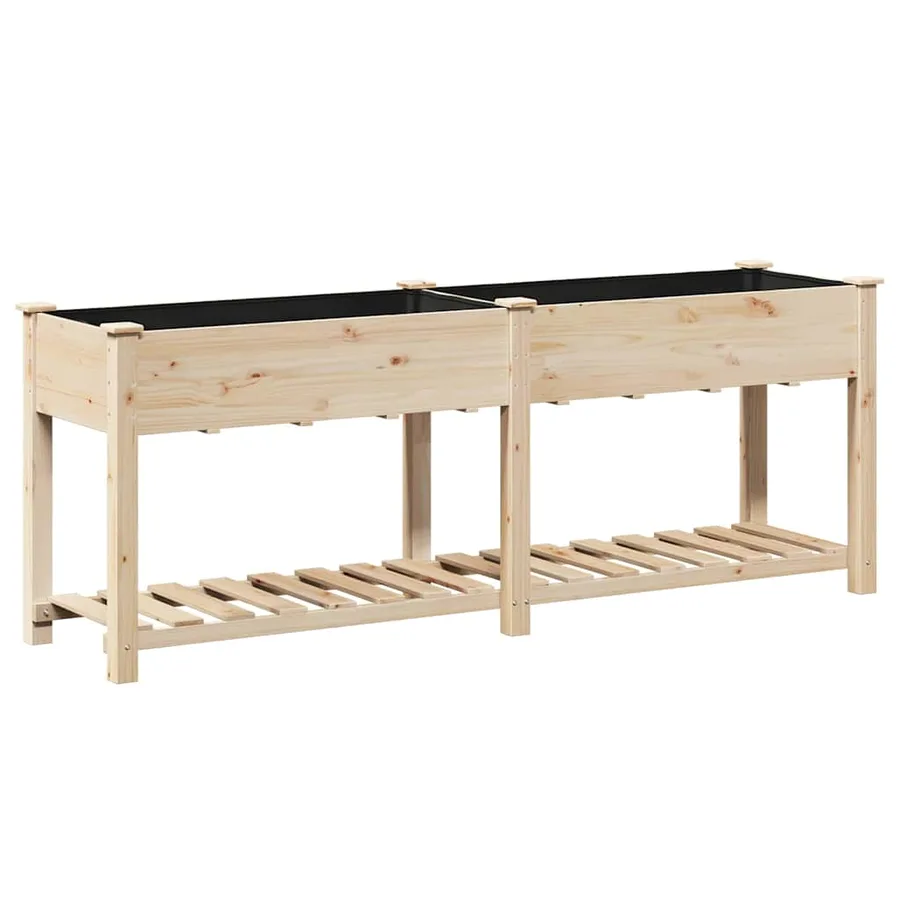 Cache-pot de jardin Beige 203 x 53 x 76,5 cm - 2