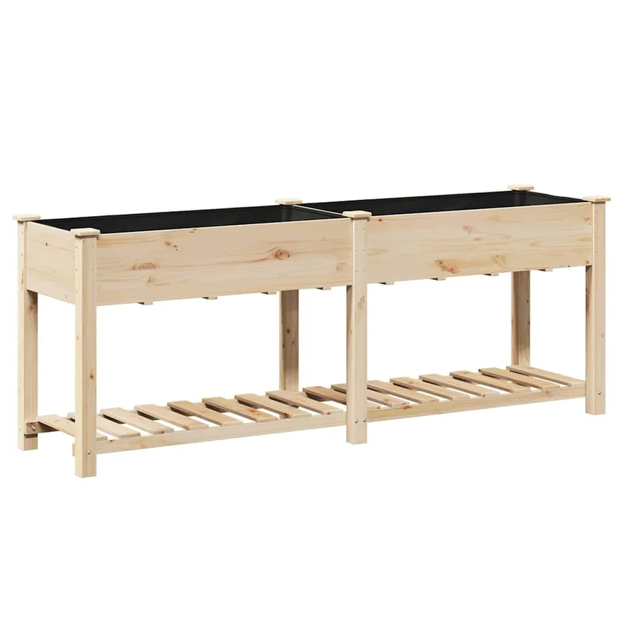 Cache-pot de jardin Beige 203 x 53 x 76,5 cm - 7