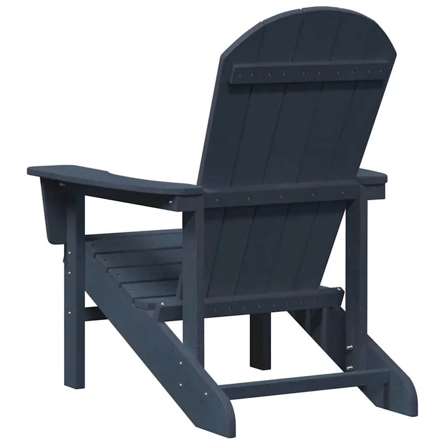Chaise de jardin 2 pcs Bleu marine 82 x 74 x 92 cm Polyéthylène - 7