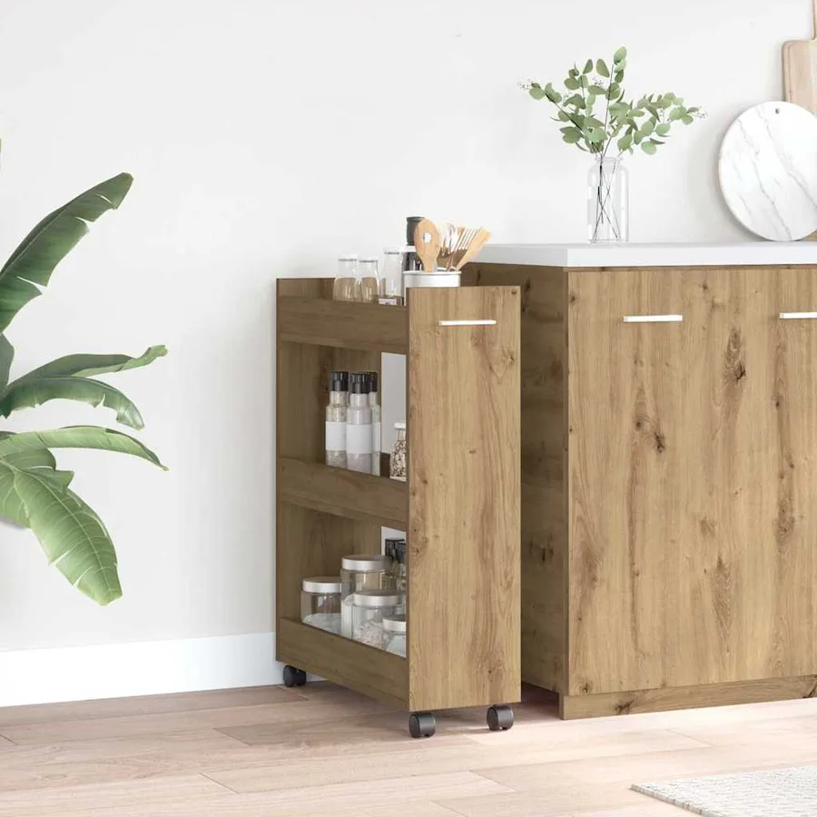 Armoire 60 x 22 x 79 cm Chêne artisanal - 4