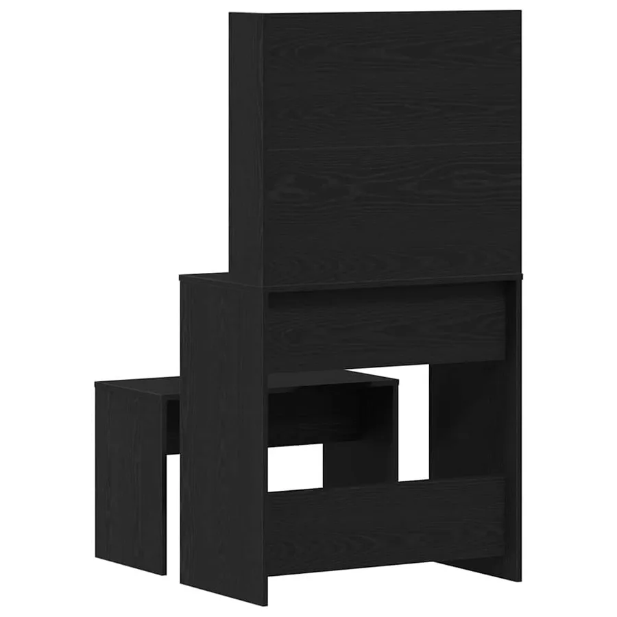 Ensemble de Coiffeuse 2 pcs Chêne noir Bois d'ingénierie - 10
