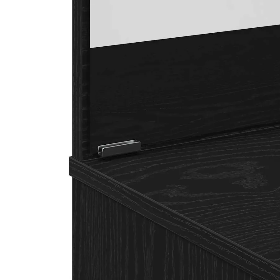 Ensemble de Coiffeuse 2 pcs Chêne noir Bois d'ingénierie - 12