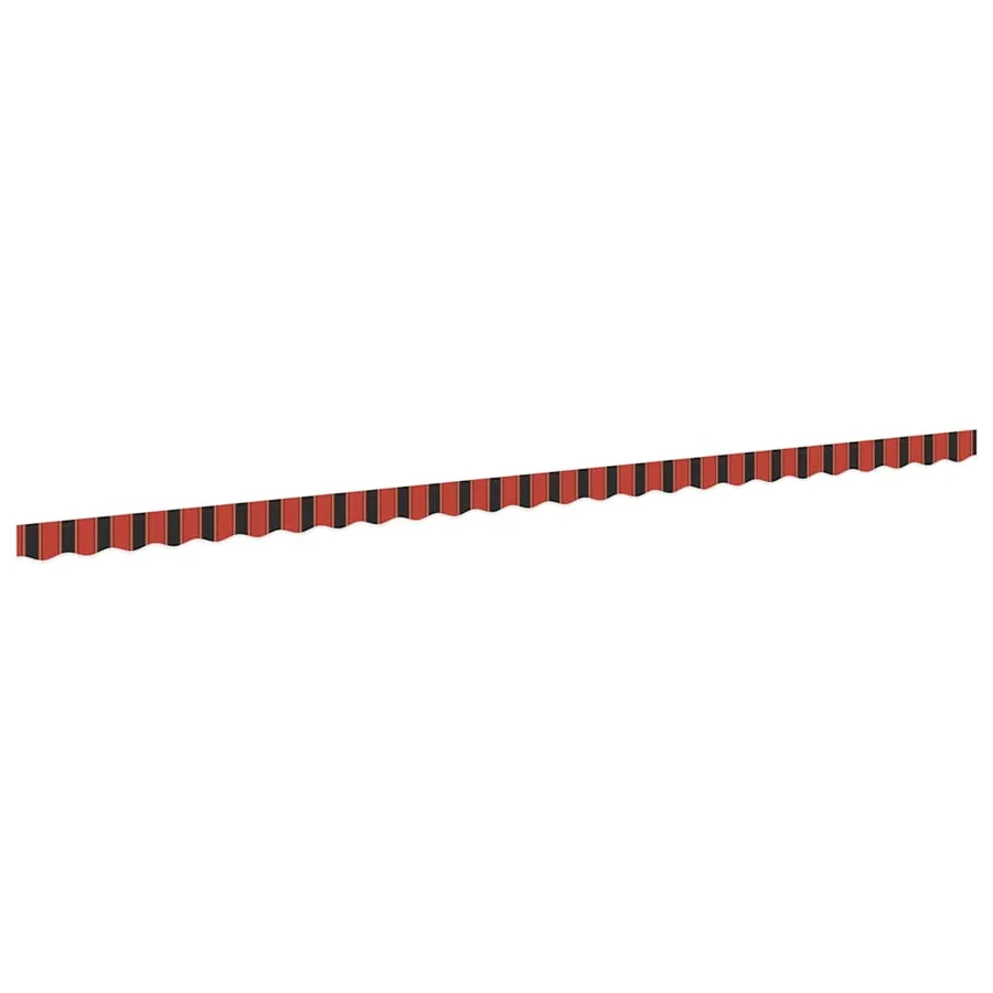 Remplacement de lambrequin Orange / Noir / Jaune 6 m Polyester - 2