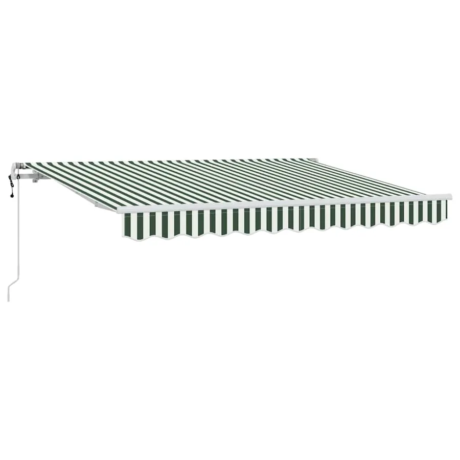 Auvent Rétractable Vert 250 x 200 cm tissu - 2