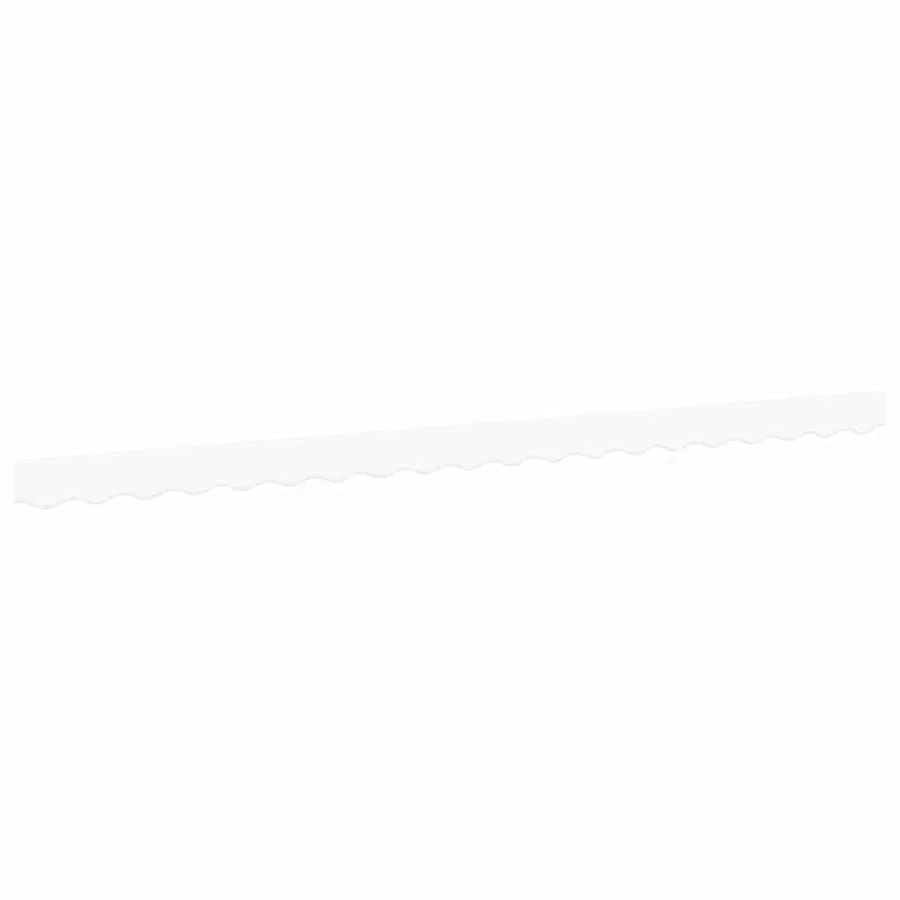 Remplacement de lambrequin Blanc 4,5 m Polyester - 2