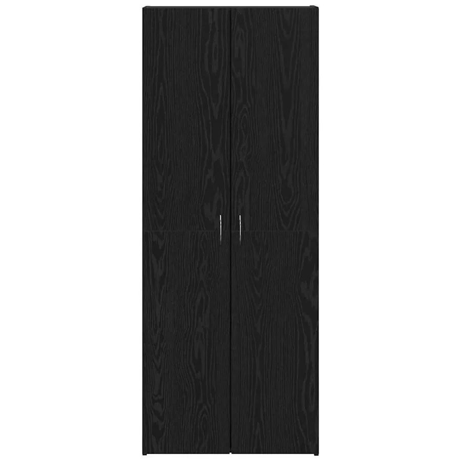 Cabinet de Bureau Chêne noir 60 x 32 x 152,5 cm - 6