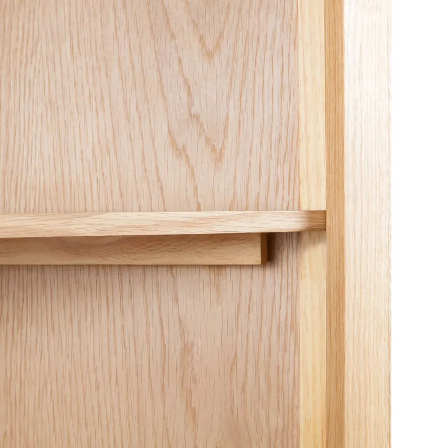Armoire d'angle 59x36x180 cm Bois de chêne massif - 5