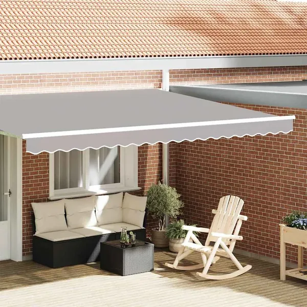 Remplacement de lambrequin Gris clair 4,5 m Polyester
