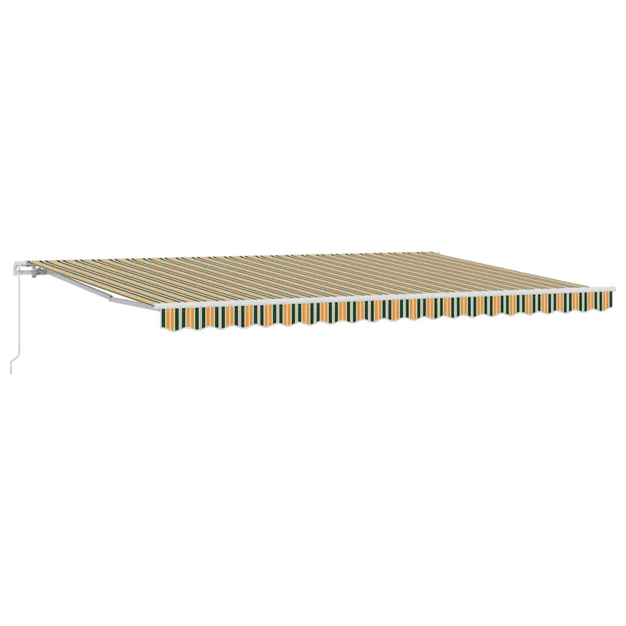 Auvent rétractable Multicolore 500 × 300 cm - 2