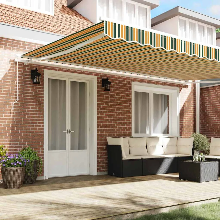 Auvent rétractable Multicolore 500 × 300 cm - 3