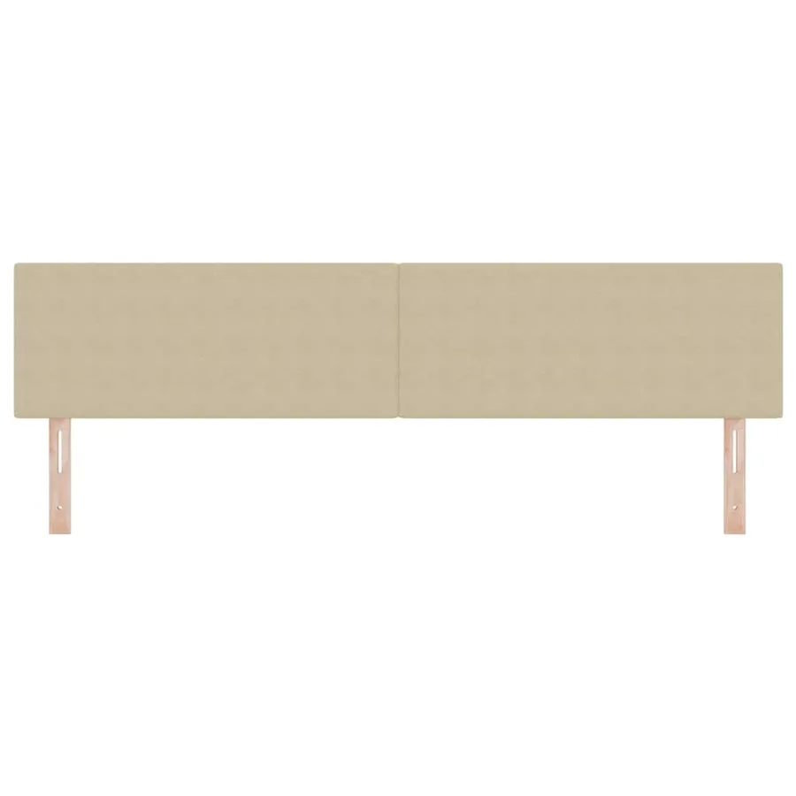 Tête de lit Gris Vert Clair 200 cm Tissu en velours côtelé - 4