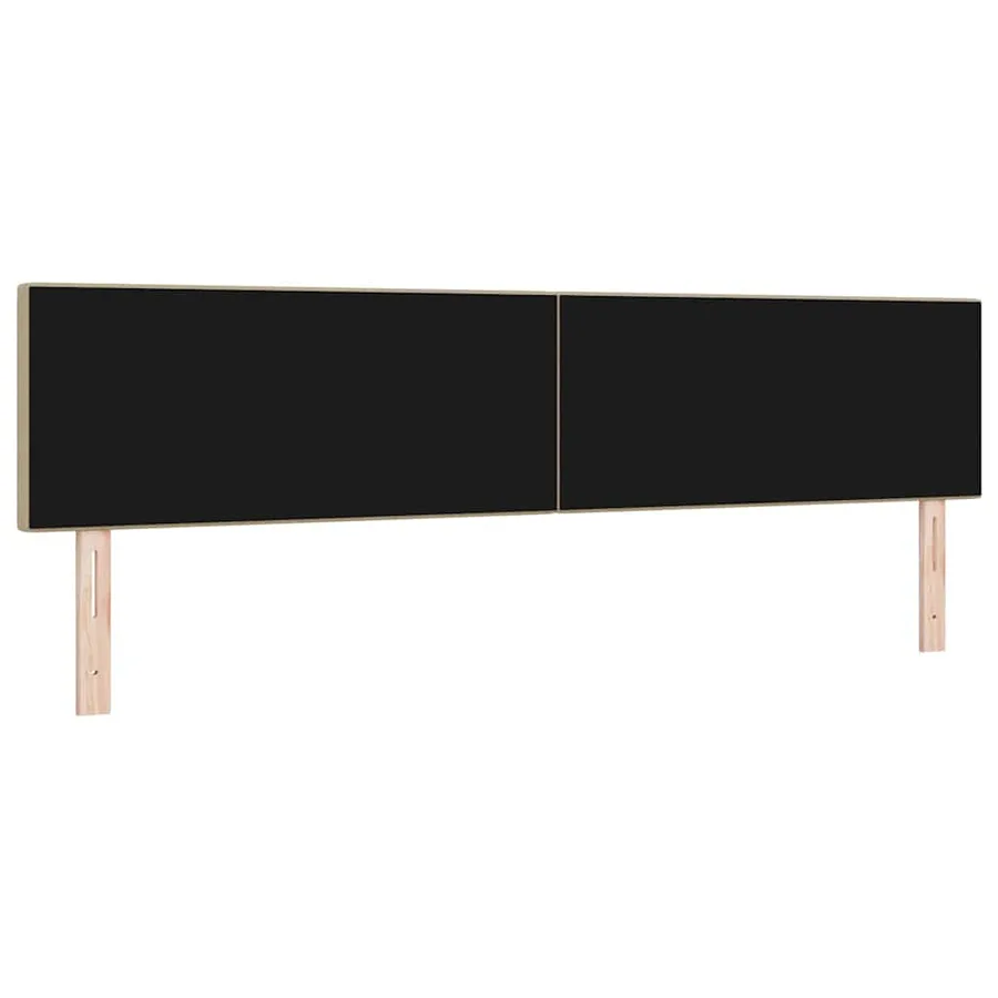 Tête de lit Gris Vert Clair 200 cm Tissu en velours côtelé - 6