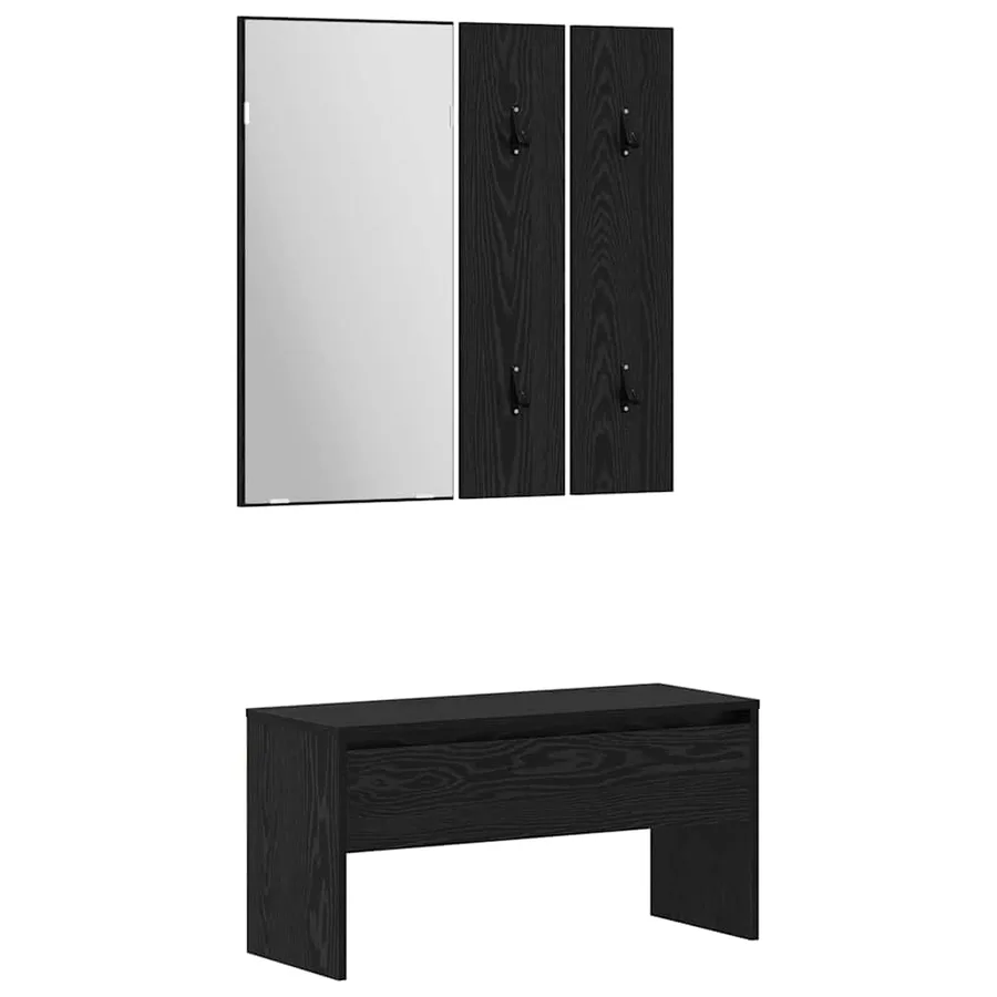Ensemble de meubles d'entrée 6 pcs Bois d'ingénierie - 6