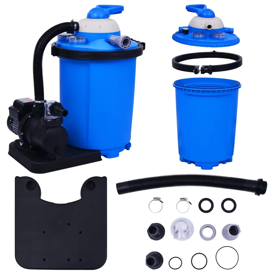 Pompe de filtration à sable avec minuterie 550 W 50 L - 13