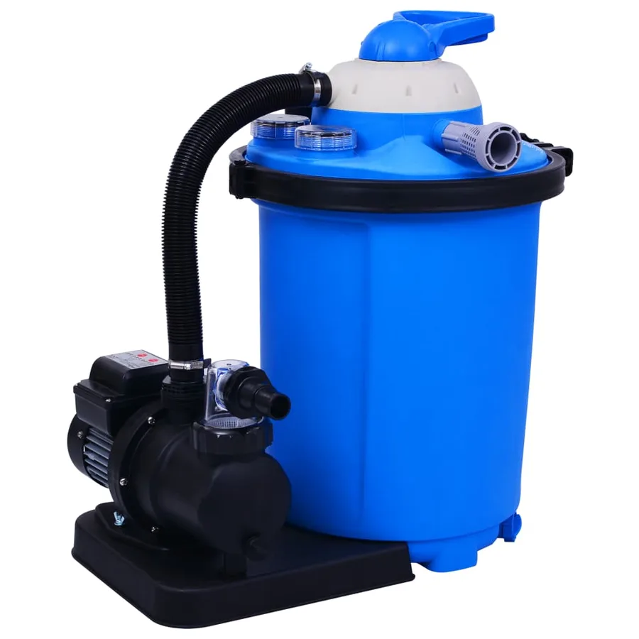 Pompe de filtration à sable avec minuterie 550 W 50 L - 2