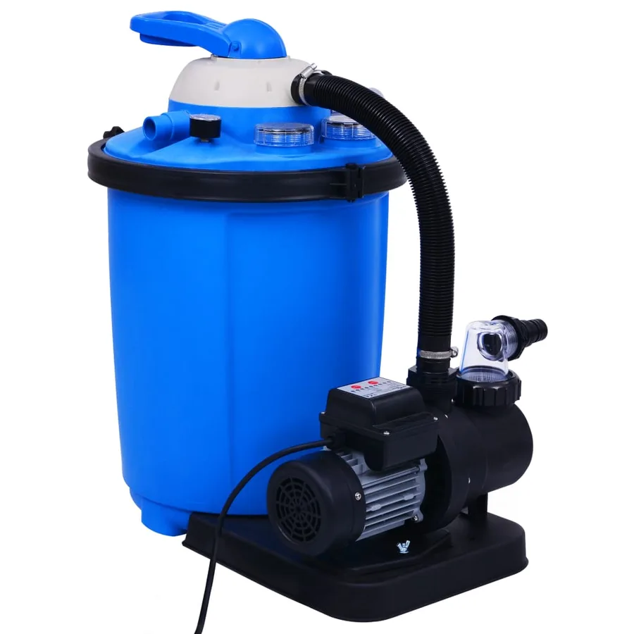 Pompe de filtration à sable avec minuterie 550 W 50 L - 3