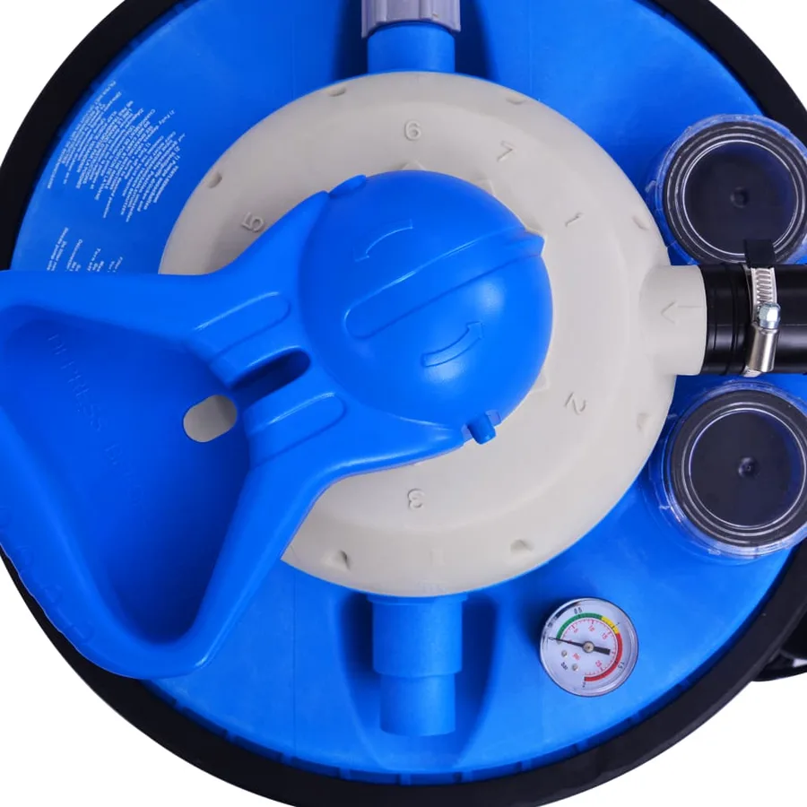 Pompe de filtration à sable avec minuterie 550 W 50 L - 6
