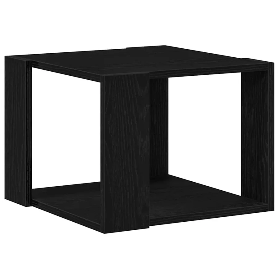 Table basse Chêne noir 40 x 40 x 30 cm Bois d'ingénierie - 2