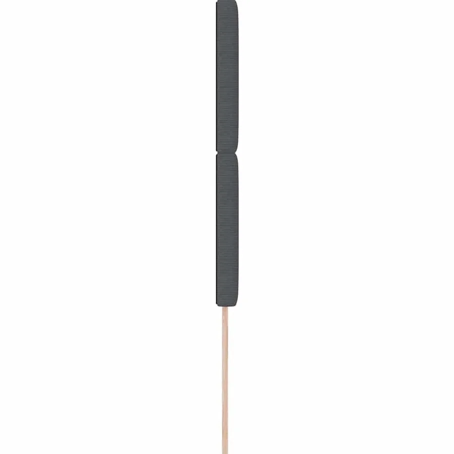 Tête de lit LED Gris foncé 90 cm Tissu en velours côtelé - 6