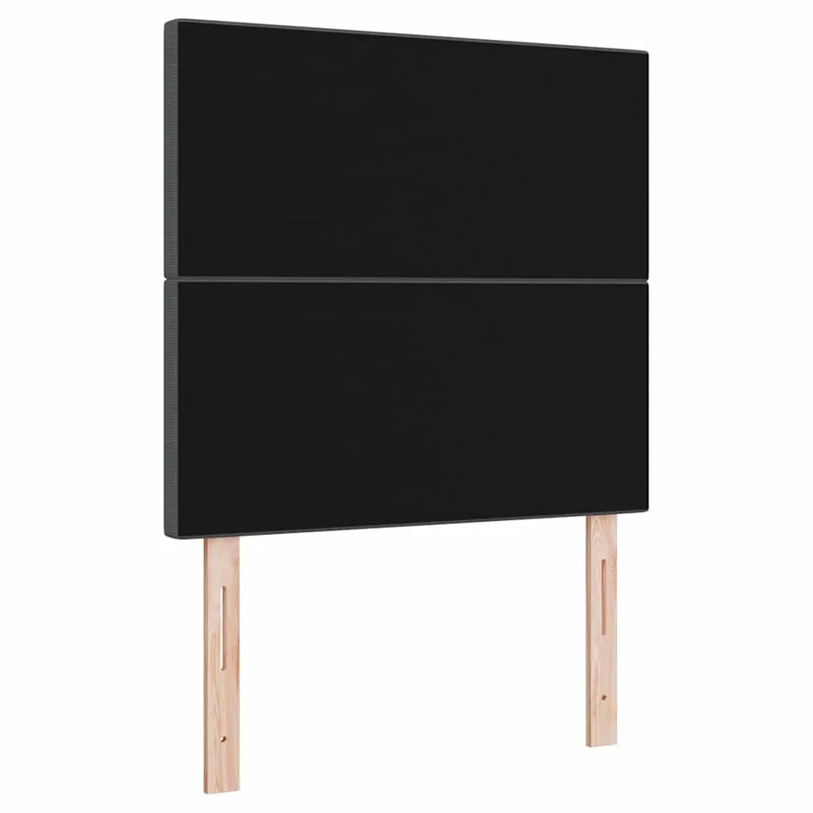Tête de lit LED Gris foncé 90 cm Tissu en velours côtelé - 7