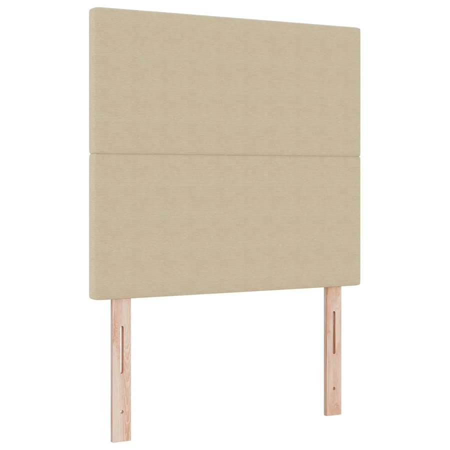 Tête de lit LED Vert gris 100 cm Tissu en velours côtelé - 2