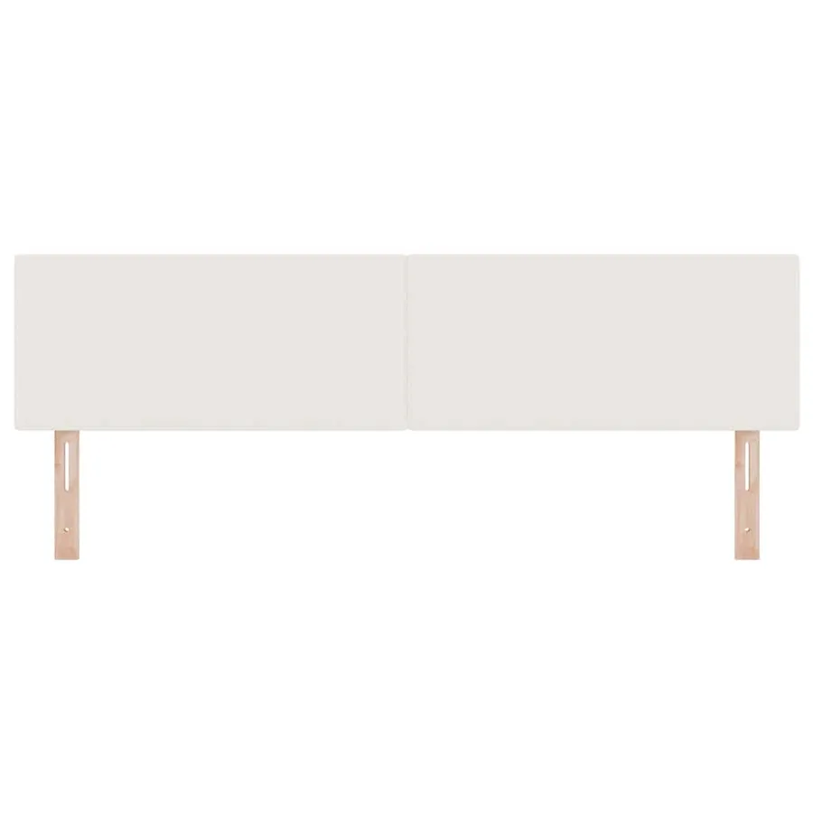 Tête de lit LED Crème 180 cm Tissu en velours côtelé - 5