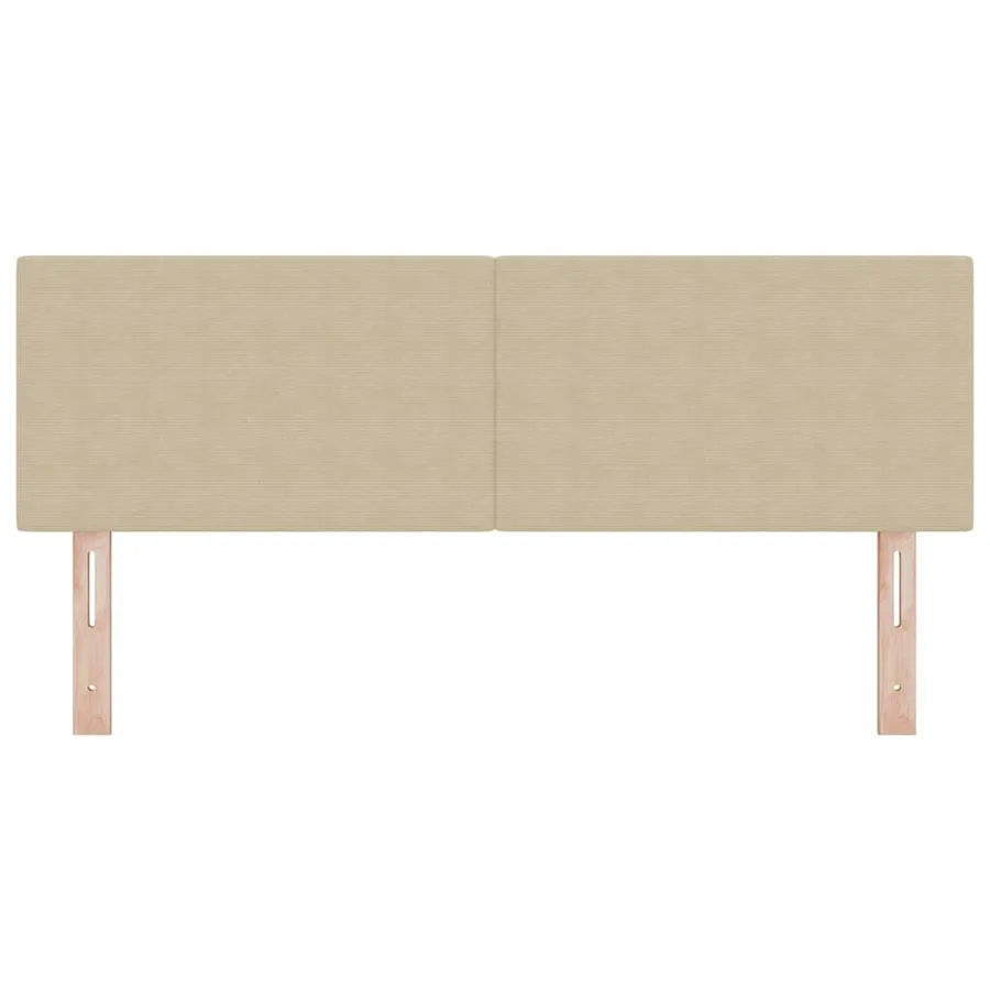 Tête de lit LED Vert gris 144 cm Tissu en velours côtelé - 5